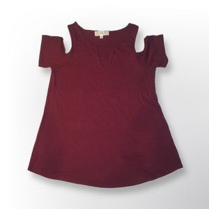 Pink republic red top size M